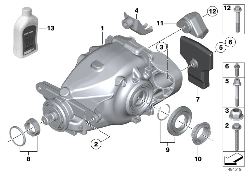 BMW Schwingungstilger F20 F21 F22 F30 F31 F32 F33 F34 F36 33316798890