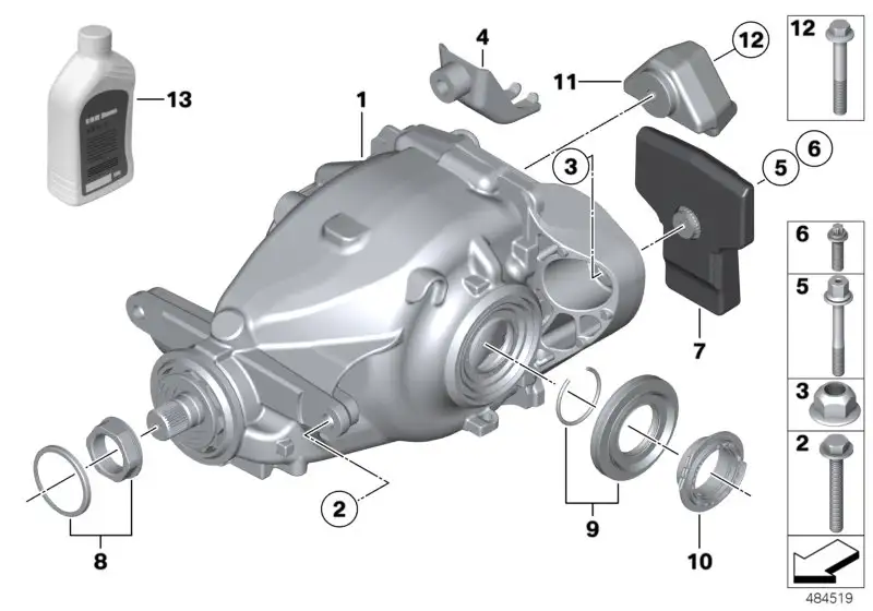BMW Schwingungstilger F20 F21 F22 F30 F31 F32 F33 F34 F36 3331679
