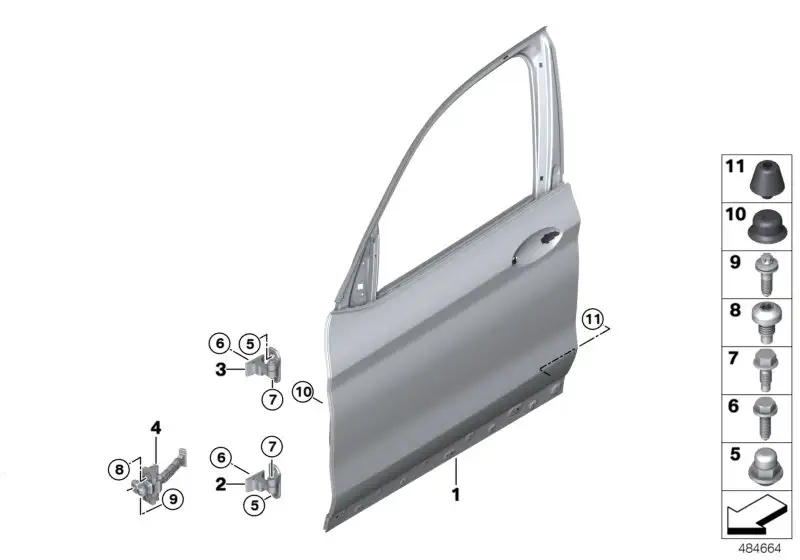 BMW Türbremse vorne 51217390686 - Bildposition 04