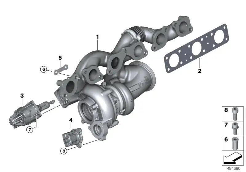 BMW Turbolader G12 11658681989