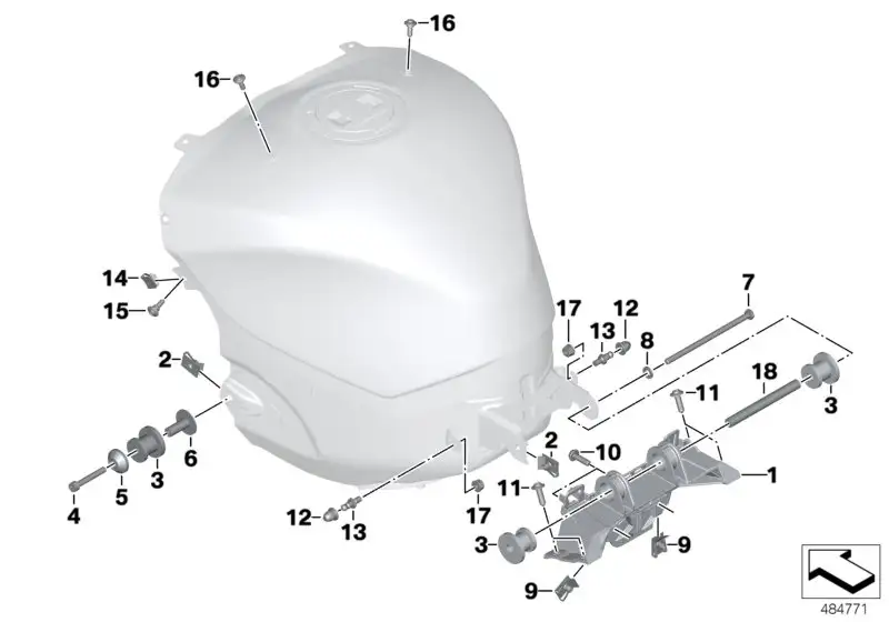 BMW Druckscheibe K42 K46 K47 K49 16117711804 - Bildposition 05