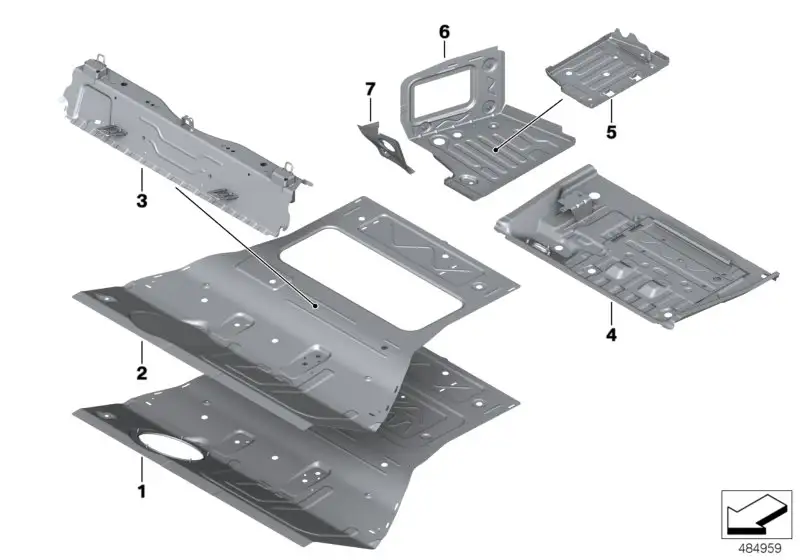 BMW Gepäckraumboden links F97 F98 G01 G02 41007493913