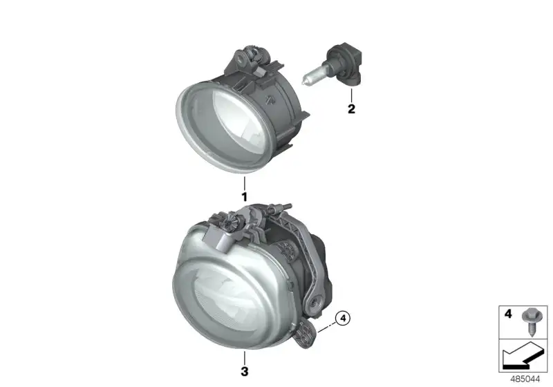 BMW Nebelscheinwerfer LED links 63177444805 - Bildposition 03