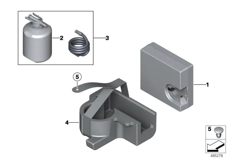 BMW Kompressor Mobility System 71106850380 - 1er, 2er, 3er, 4er,