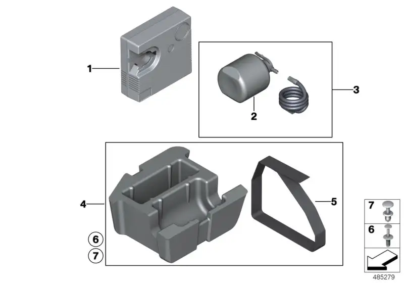 BMW Ablage Mobility System F31 F34 F36 71106794838 - 3er, 4er