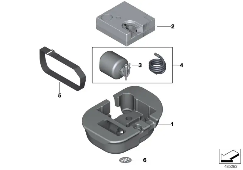 BMW Ablage Mobility System F55 F56 F57 71106877569 - MINI F55, MI