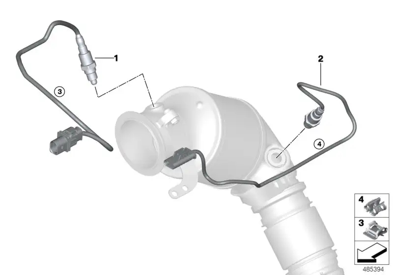 BMW Lambda-Regelsonde F90 F91 F92 F93 11788043677