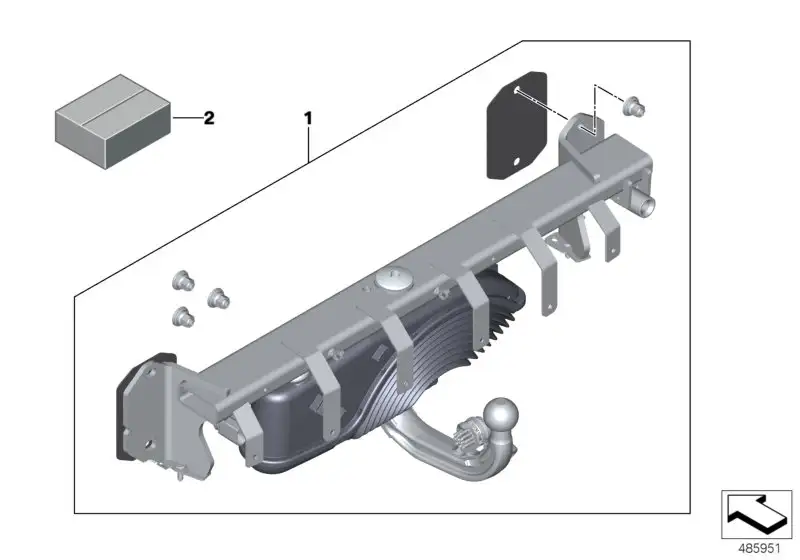 BMW Stromverteiler LIN-Modul 61358795478 - Bildposition --