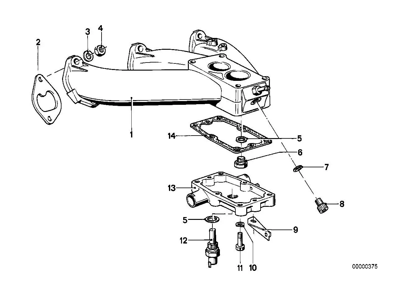 BMW Dichtung asbestfrei E12 E23 E24 11619065676