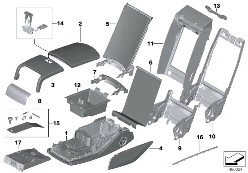 BMW Ablageschale 52207360606