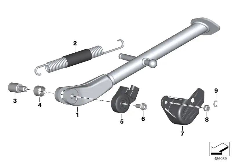 BMW Abdeckung Seitenstützenschalter K02 61318355156