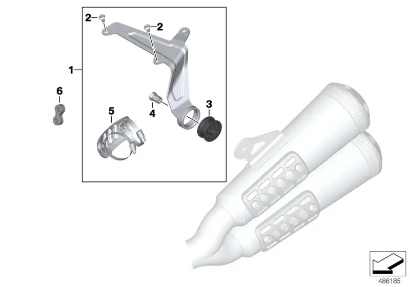 BMW Satz Fersenabweiser K21 K22 K23 K32 K33 77118396074
