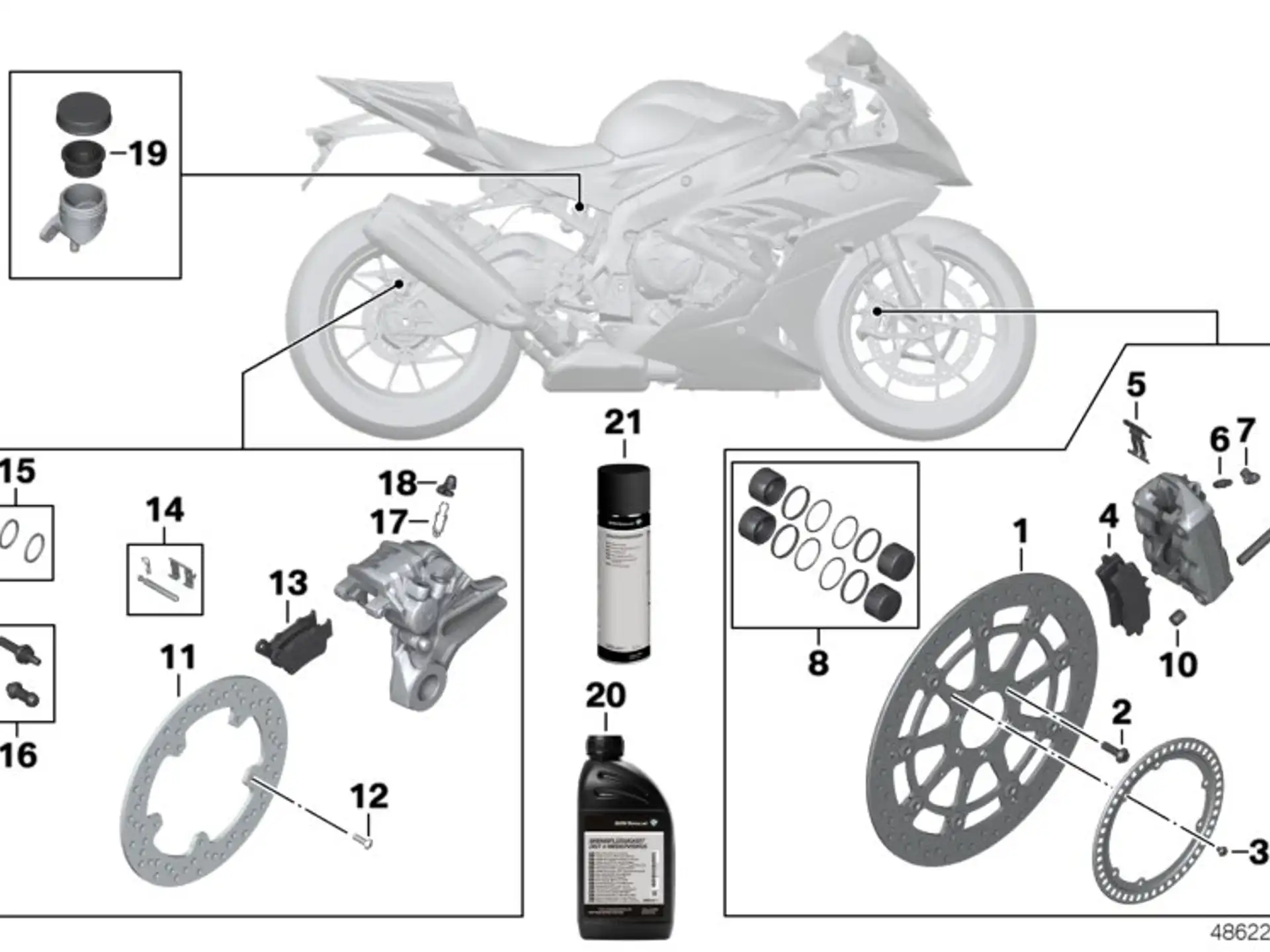 BMW Satz Bremsbeläge vorn K42 34118534234