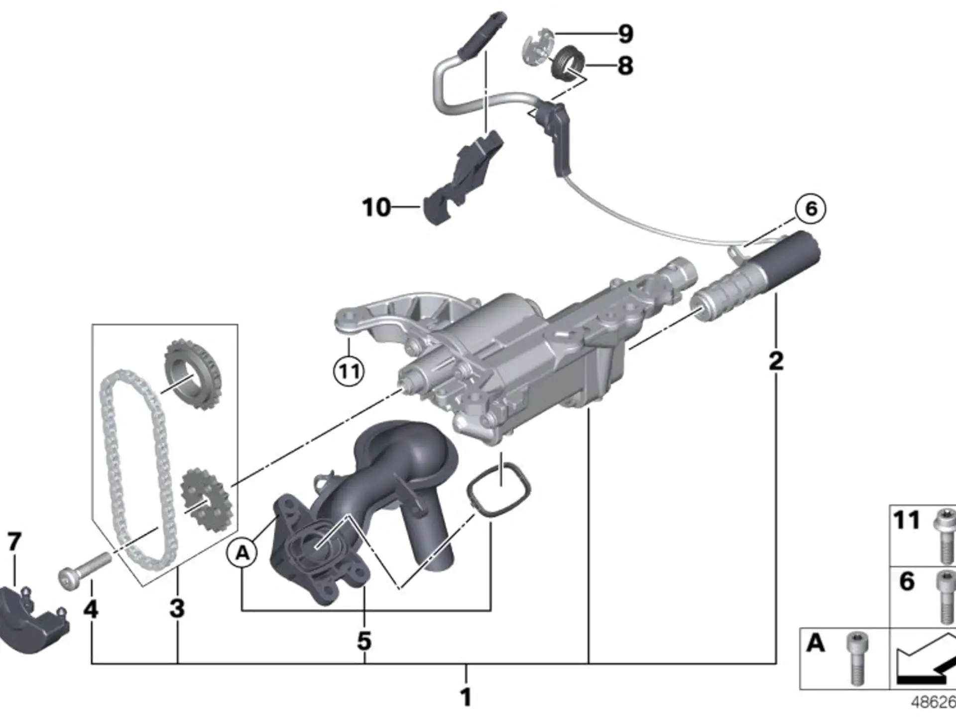 BMW Abdeckung F20 F21 F30 F31 11417600467