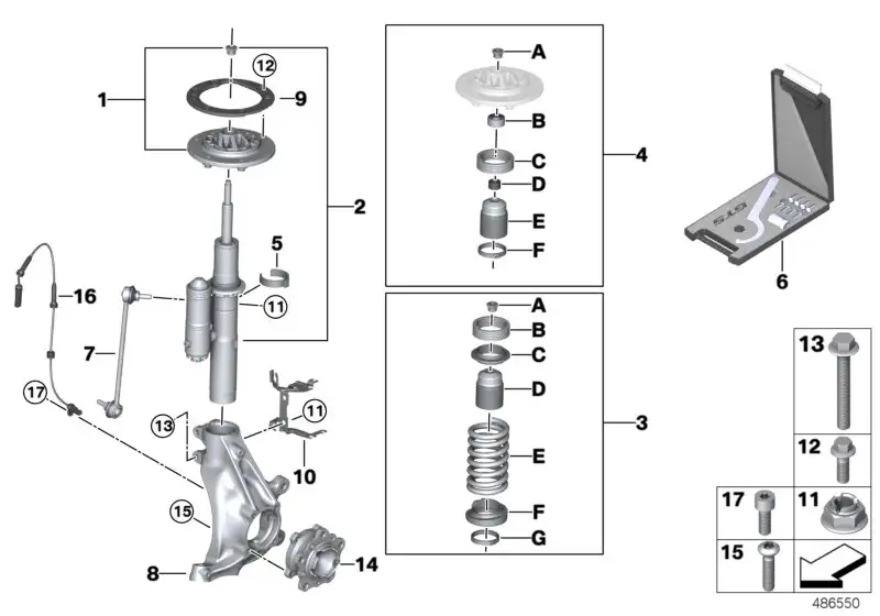 BMW Schwenklager links F82 31219500209 - Bildposition 08