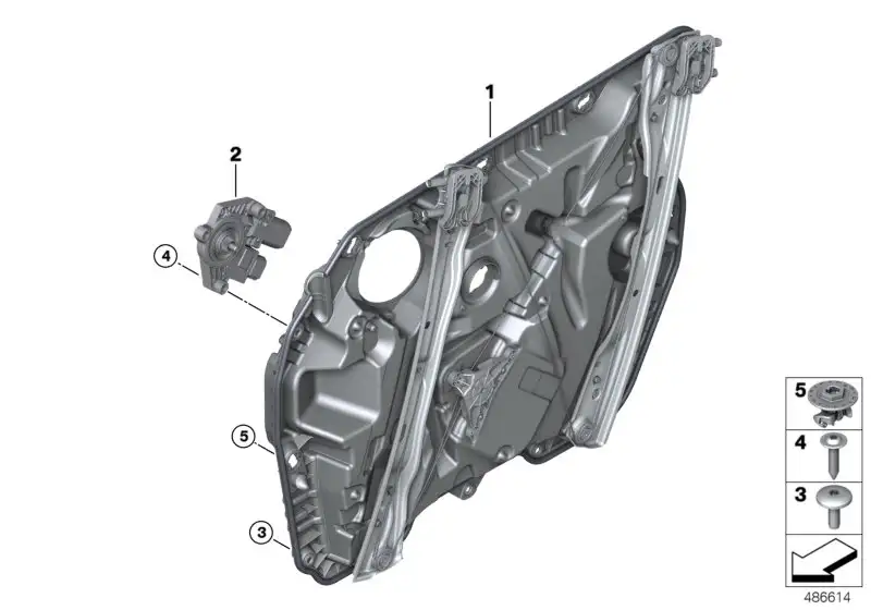 BMW Antrieb Fensterheber vorne F97 G01 51337457250 - G38, X3 G01,