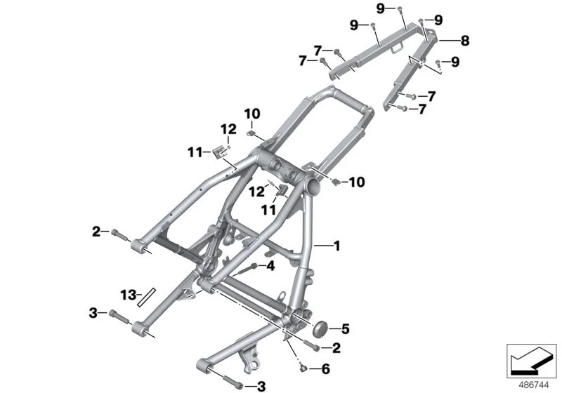 BMW Zylinderschraube K21 K22 K23 K32 K33 K34 K69 K80 K81 K82 K83 K84 07129908415