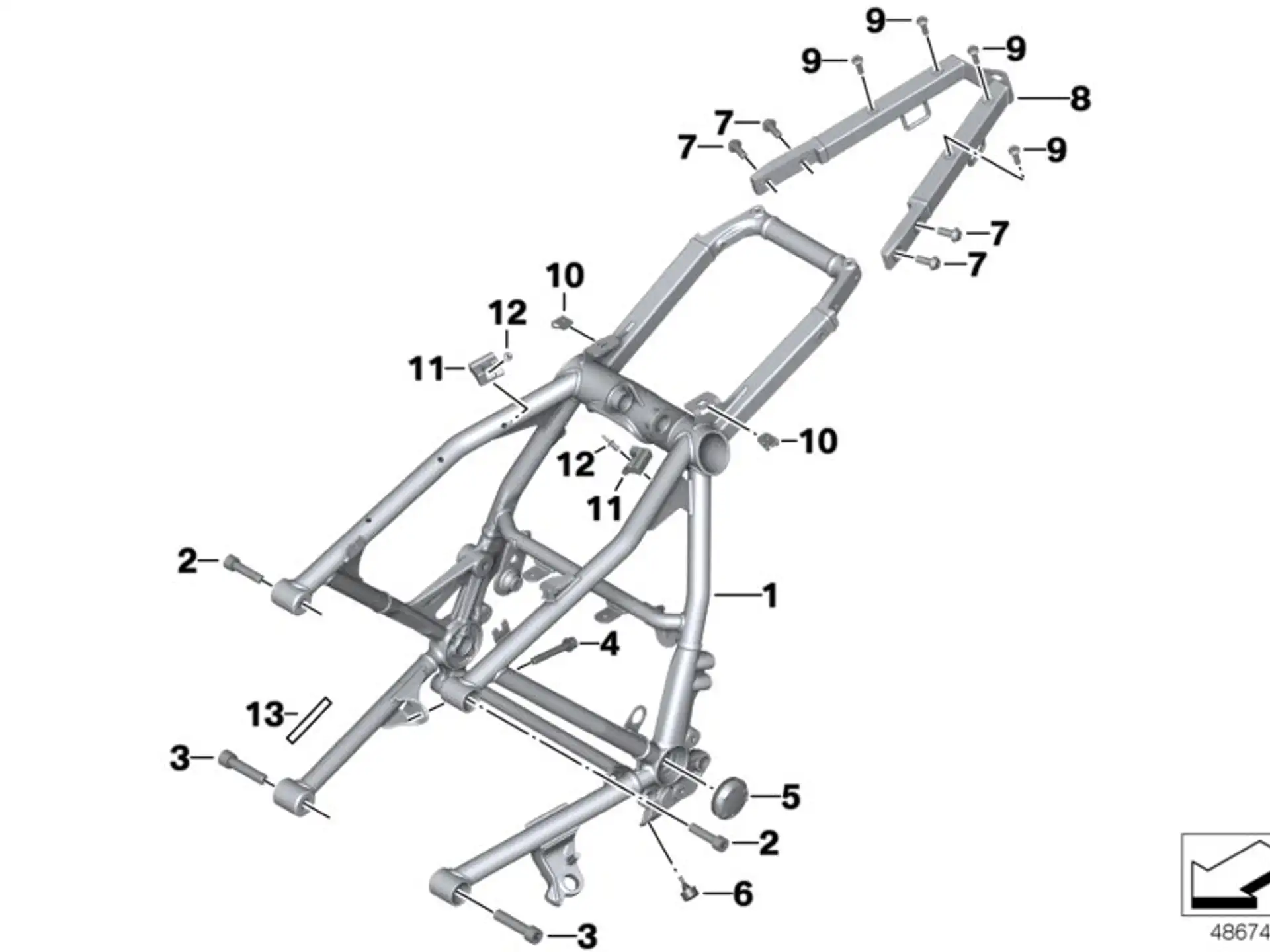 BMW Zylinderschraube K21 K22 K23 K32 K33 K34 K69 K80 K81 K82 K83 K84 07129908415