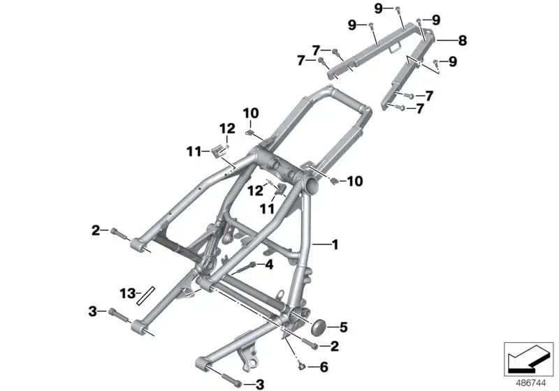 BMW Zylinderschraube K21 K22 K23 K32 K33 07129908675