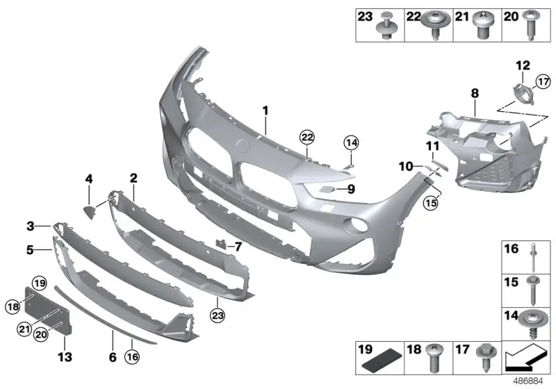 BMW Frontspoiler F39 51118072905 - Bildposition 06