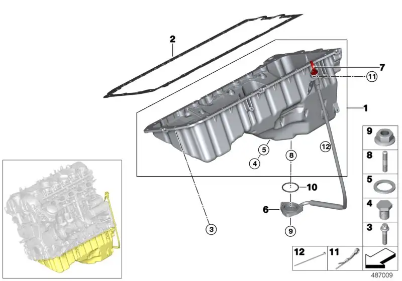 BMW Federklammer 13538299667