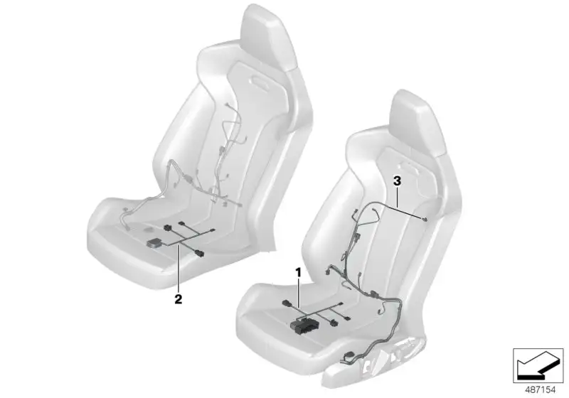BMW Kabelsatz Sitz Fahrerseite F82 F87N 61129339312
