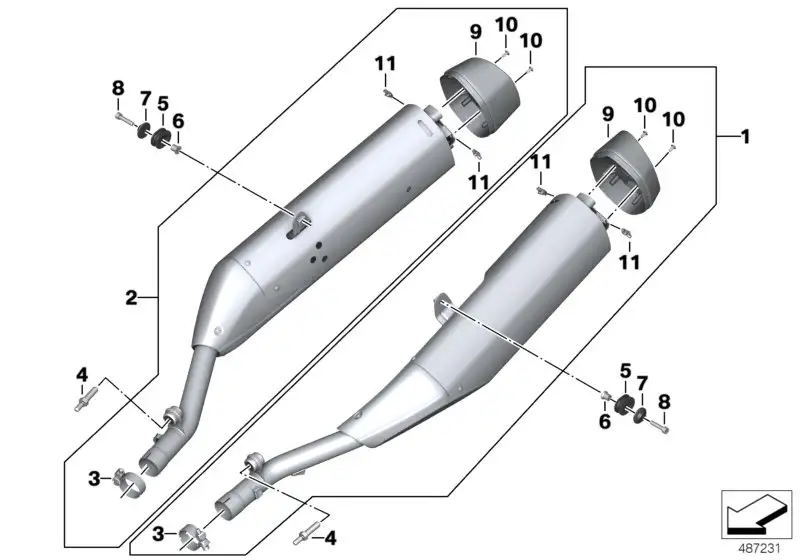 BMW Haltebolzen K48 K61 18217724459 - Bildposition 04