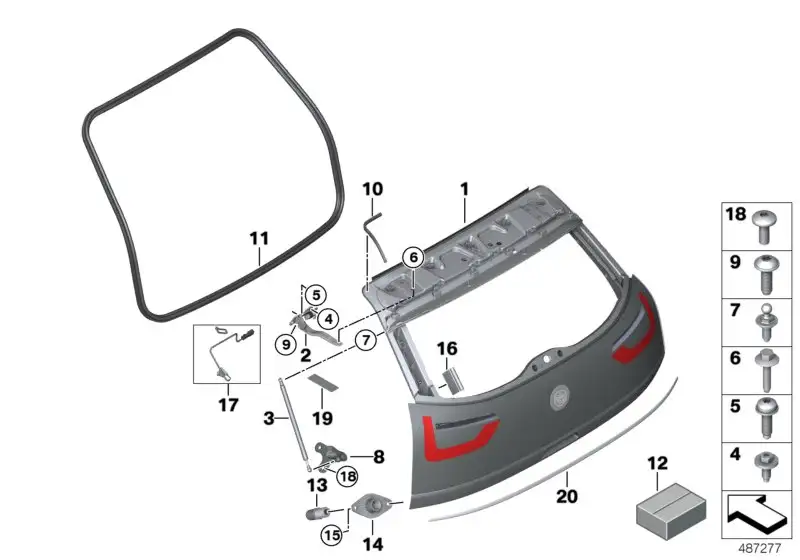 BMW Rep.-Satz Mikroschalter I01 51247453841 - Bildposition 17