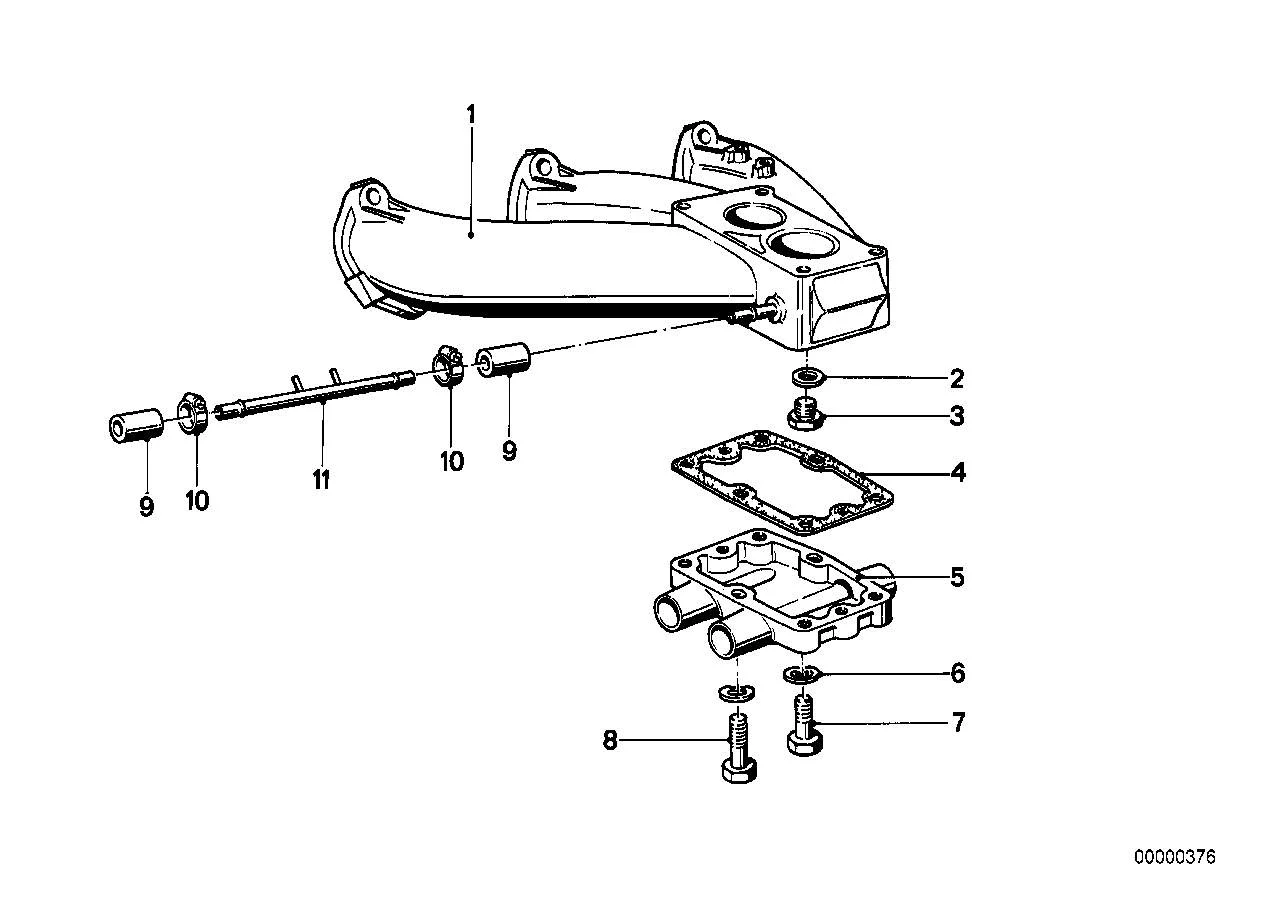 BMW Dichtung asbestfrei E12 11619065674