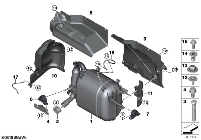 BMW Spannschelle I01 18308614953 - Bildposition 02