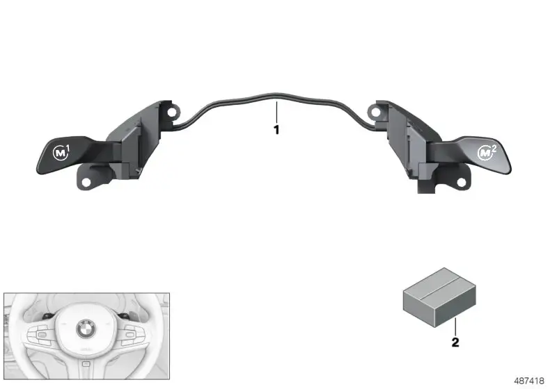 BMW Schalter M-Lenkradtasten F90 F91 F92 F93 F95 F96 F97 F98 6131