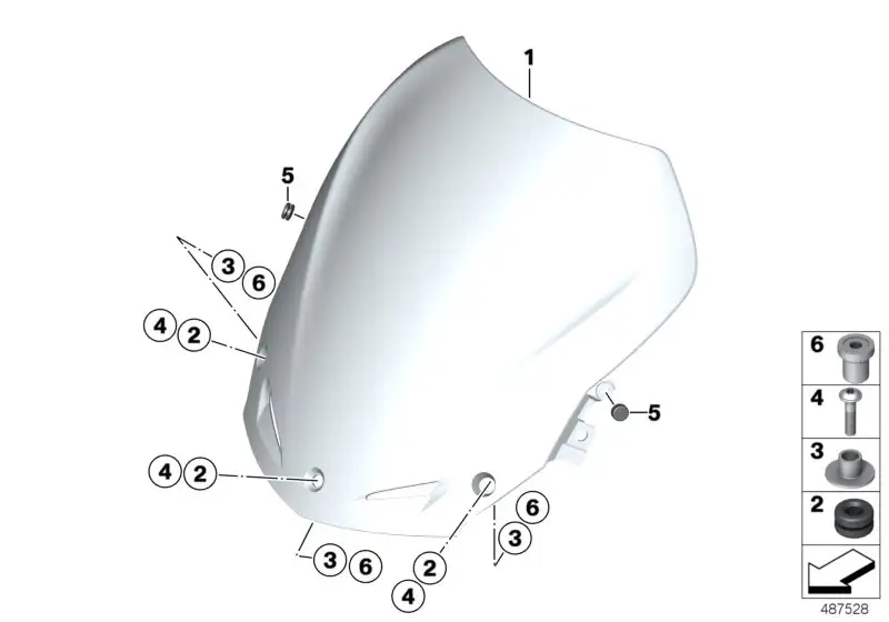BMW Bundbuchse K71 46638528617