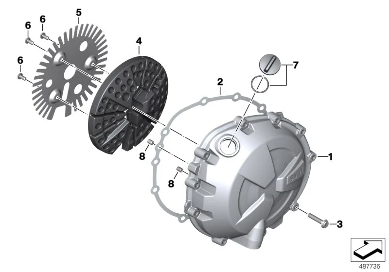 BMW ISA-Schraube K67 K69 11148563763