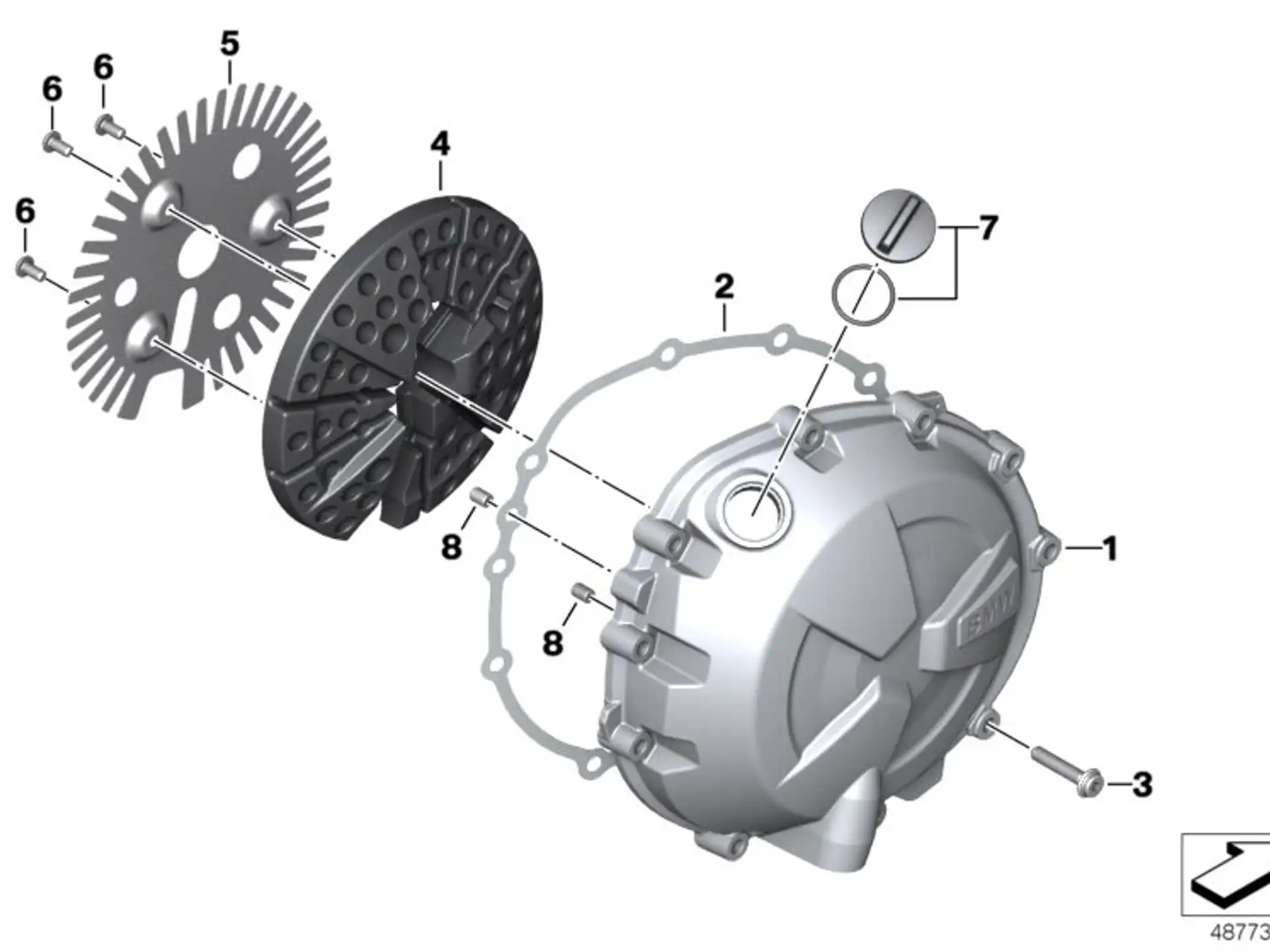 BMW ISA-Schraube K67 K69 11148563763