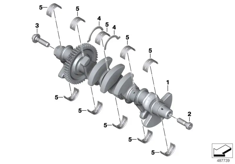 BMW Zylinderschraube K67 K69 11218358813