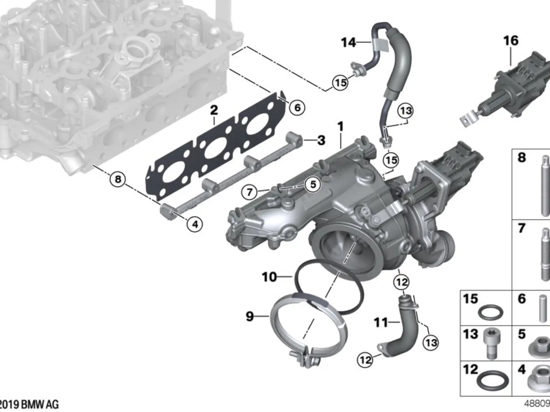 BMW O-Ring R50 R60 R75 R90 R90S R45 R45T R65 R65T F20 F21 F22 F23 F30 F31 F32 F33 F34 F36 F39 F44 F45 F46 F48 G01 G02 G05 G06 G07 G11 G12 G14 G15 G16 G20 G21 G28 G29 M40i G30 G31 G32 F54 F55 F56 F57 F60 11428604872