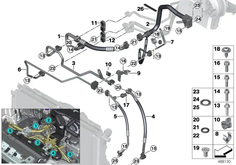 BMW Doppelclip 07149301892 - Bildposition 12