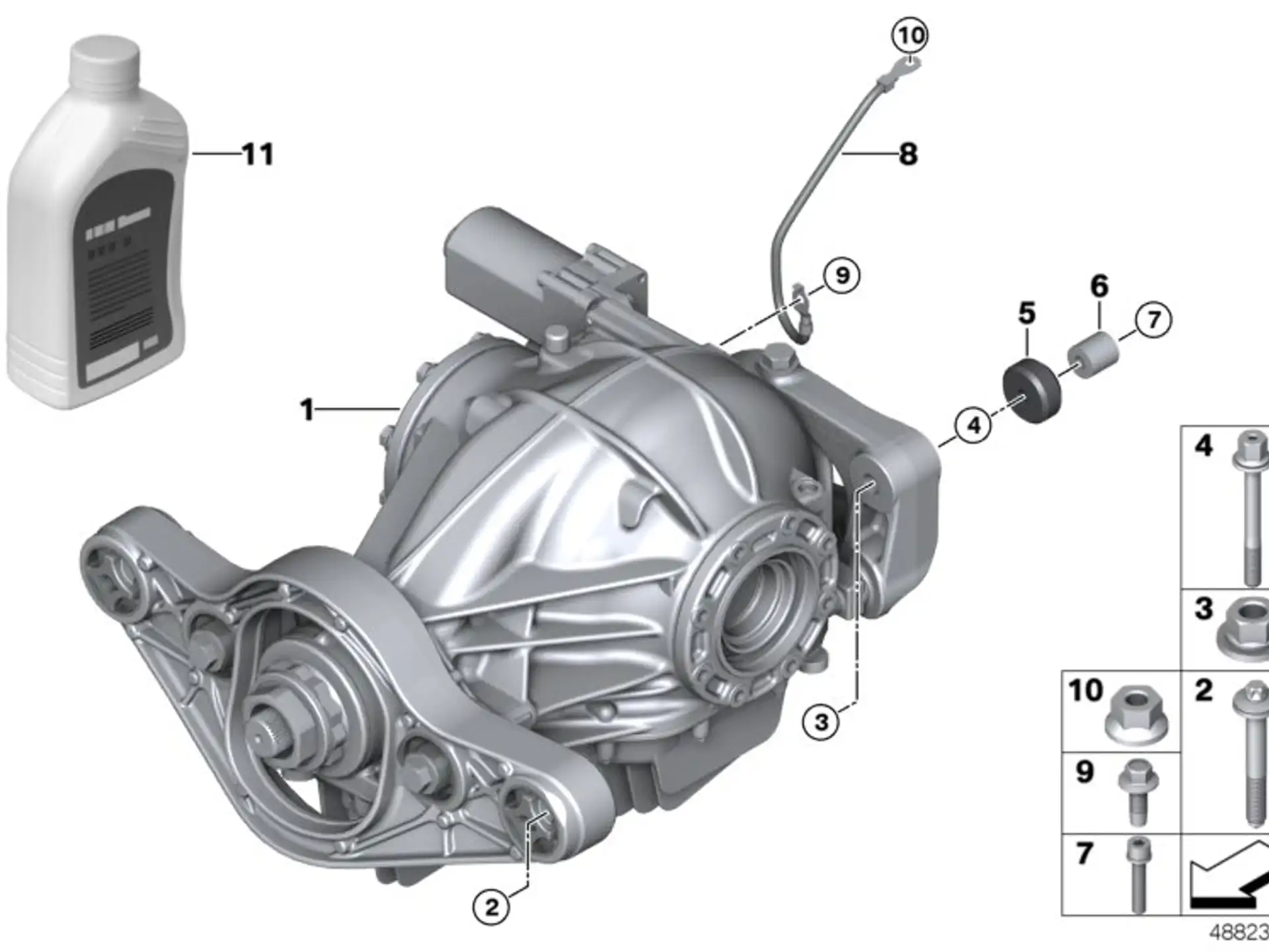 BMW Sechskantbundschraube F80 F82 F83 F87 F87N 33177852488