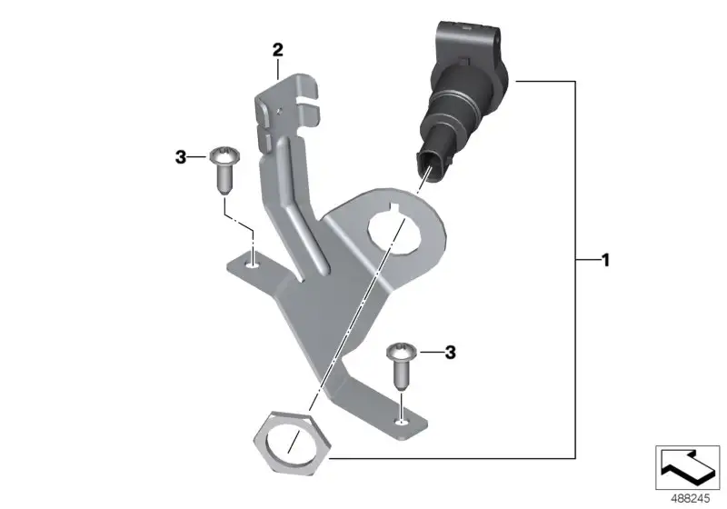 BMW Halter Steckdose K25H 61137680286