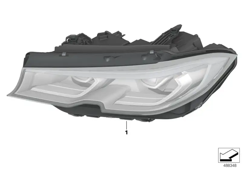 BMW Scheinwerfer LED links G20 G21 63118496149