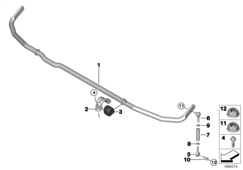 BMW Pendelstütze hinten 33558431706