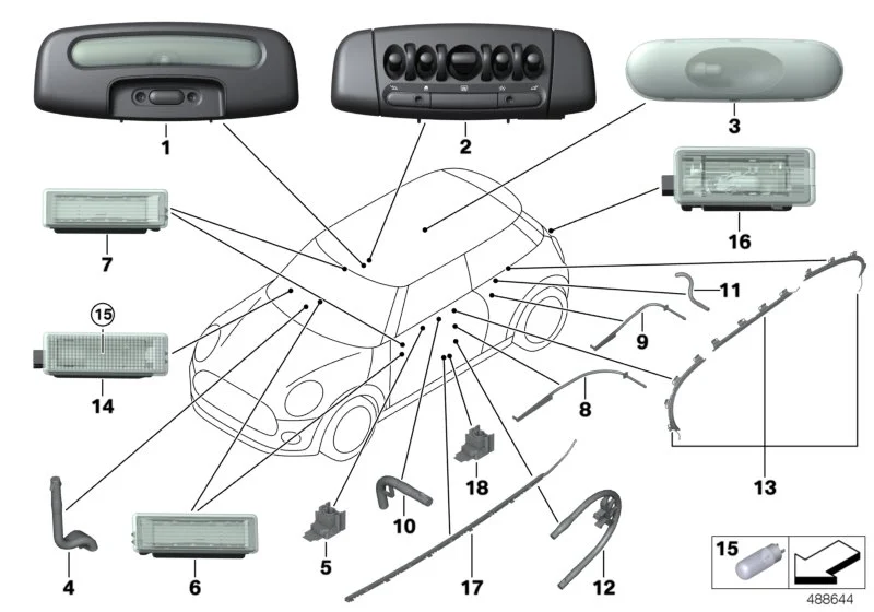 BMW LED Modul 63319263454