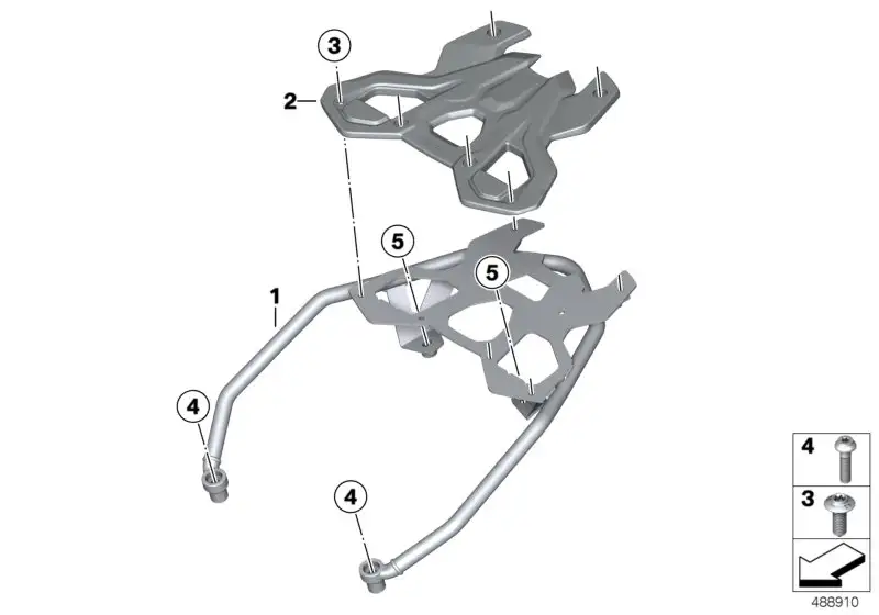 BMW Halter K80 K81 46548414599