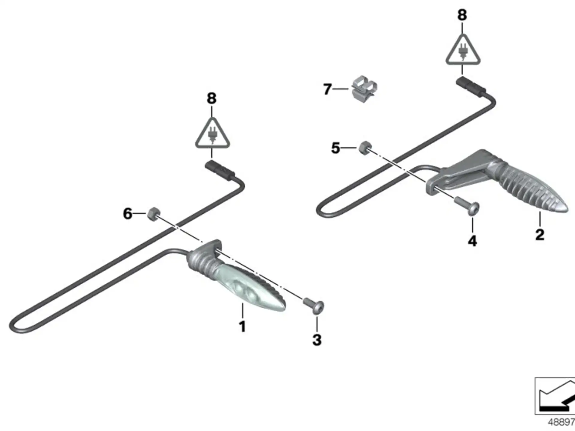 BMW LED-Blinkleuchte K43 K50 K51 K70 K71 K72 K73 K75 K80 K81 K82 63238522500