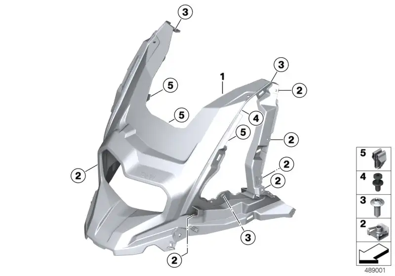 BMW Frontverkleidung K09 46638558251