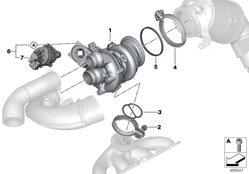 BMW Satz Wastegate-Ventil-Steller G05 G06 G07 G11 G12 G14 G15 G16