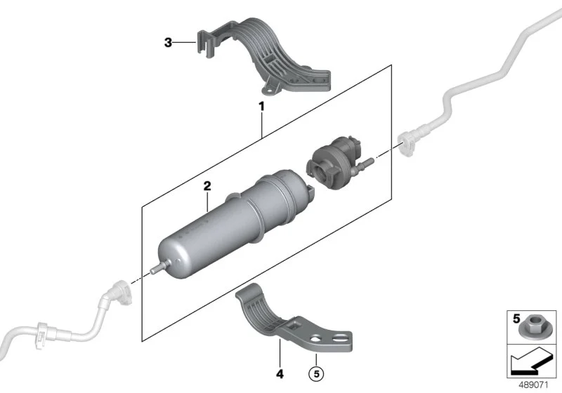 BMW Sechskantmutter mit Scheibe M6 F90 F91 F92 F93 F97 F98 G01 G02 G05 G06 G07 G11 G12 G14 G15 G16 G20 G21 G28 G30 G31 G32 07147311066