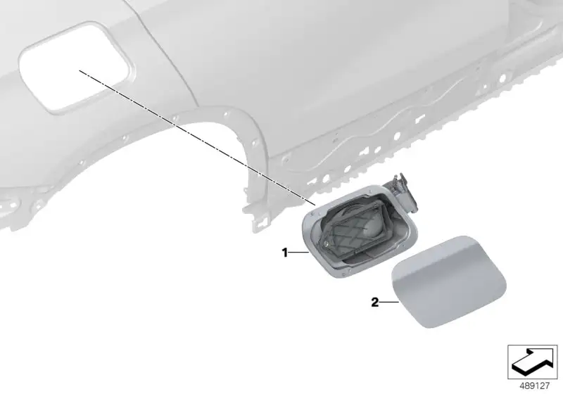 BMW Einfüllsystem Abdecktopf F39 51177441615