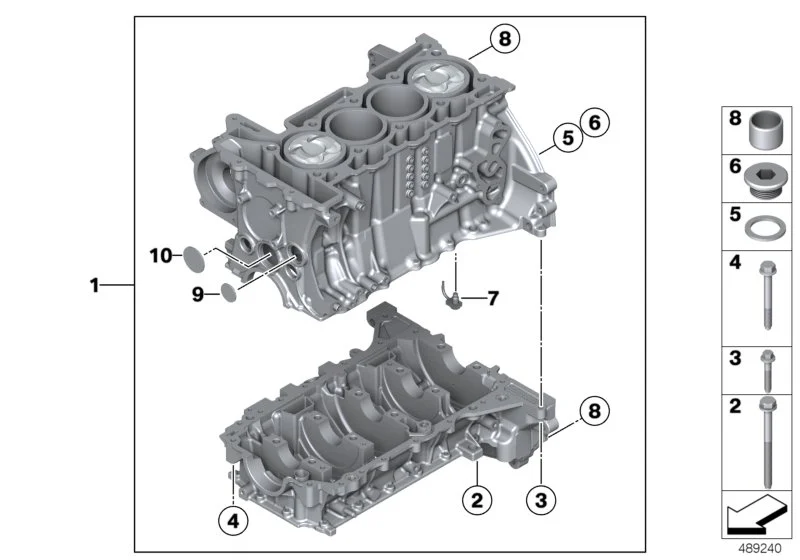 BMW Verschlussdeckel F20 F21 F30 F31 R55 R56 R57 R58 R59 R60 R61 11117540058