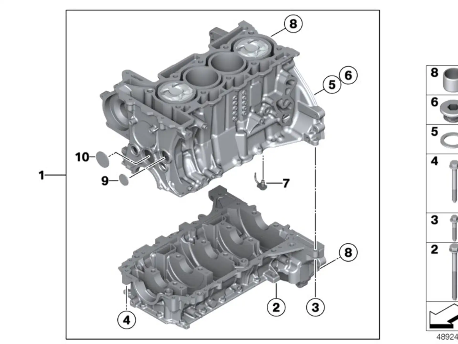 BMW Verschlussdeckel F20 F21 F30 F31 R55 R56 R57 R58 R59 R60 R61 11117540057